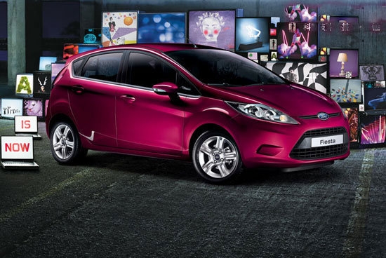 2011 Ford Fiesta 1.4時尚版(鈦銀紫)